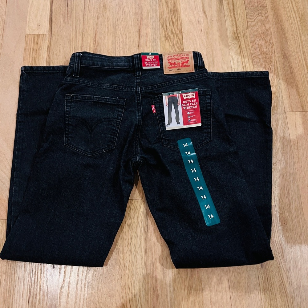 Levi's kids 511 Slim Fit Stretch Jeans - dark blue